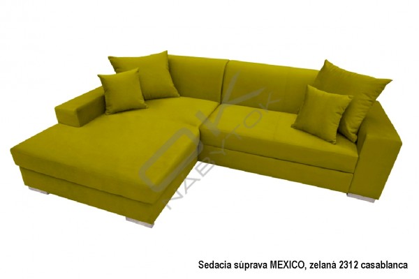 Rohová sedacia súprava MEXICO - široký výber farieb 